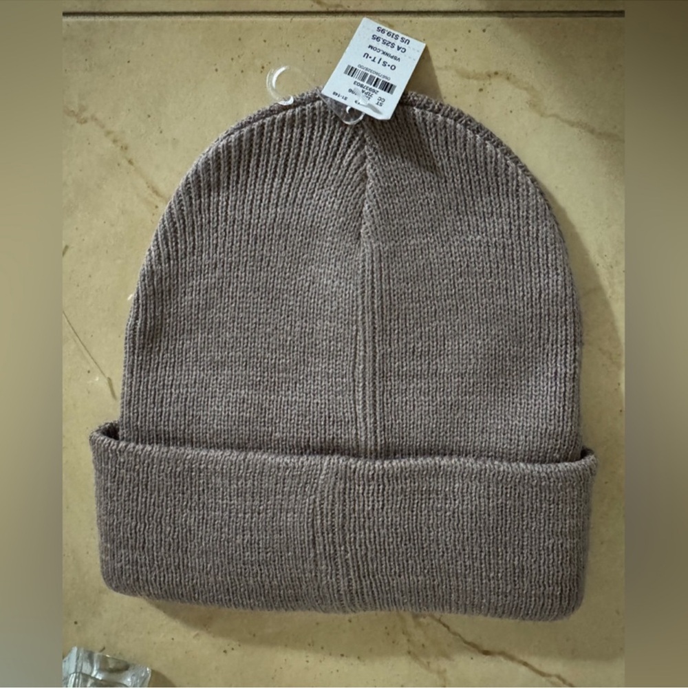 PINK Victoria's Secret Brown Beanie - Picture 3 of 5